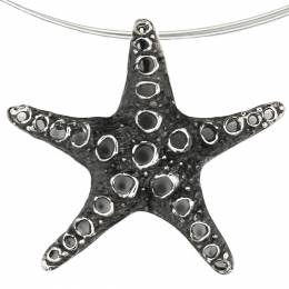 Handmade Silver Necklace Starfish