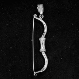 Handmade Silver Necklace Bow Odysseus