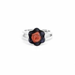 Handmade Silver Ring Rose