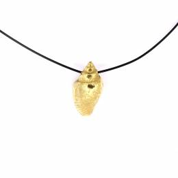 Handmade Gold Plated Necklace Shell